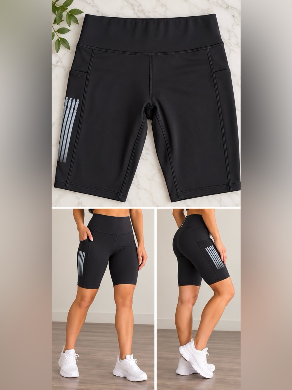 Savage X Fenty Sport Band-It High-Waist Bike Shorts